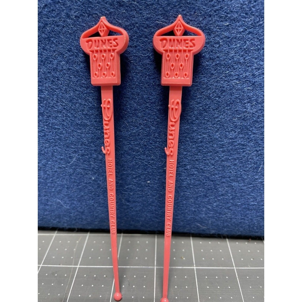 The Dunes‎ Hotel Las Vegas NV Swizzle Stick 6" Vintage